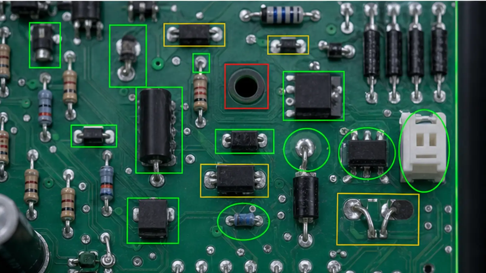 PCB 插件极性与漏装视觉检测安装复盘 在PCB 插件极性与漏装检测产线运行的工业视觉现场
