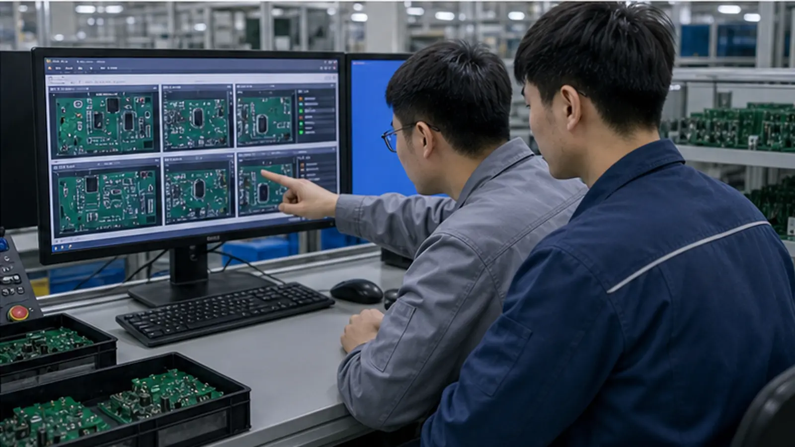 PCB 插件极性与漏装视觉检测安装复盘 在PCB 插件极性与漏装检测产线运行的工业视觉现场